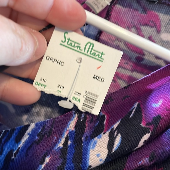 NWT Cable and Gauge pullover blouse multicolor galaxy colors size medium - Picture 4 of 5